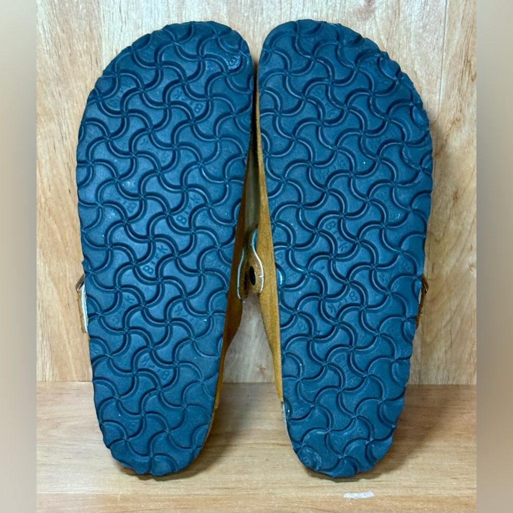 Birkenstock Boston Clogs Sherpa Shearling Lined Suede Size EU 41 US W 9.5 M 8 - Picture 8 of 8